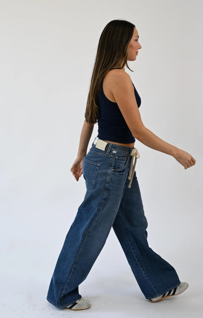 NWT Citizens of Humanity Brynn Drawstring Trouser in Atlantis - Picture 4 of 10